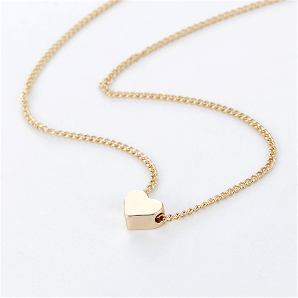 Simple Double-Sided Love Necklace