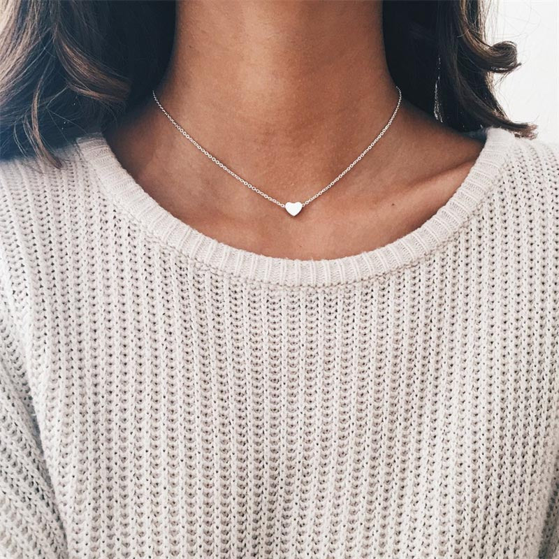 Simple Double-Sided Love Necklace