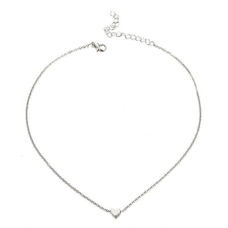 Simple Double-Sided Love Necklace