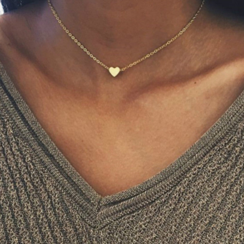 Simple Double-Sided Love Necklace