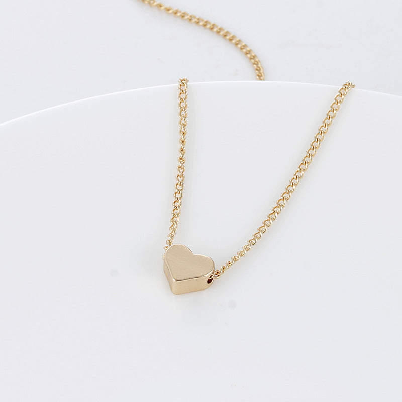 Simple Double-Sided Love Necklace